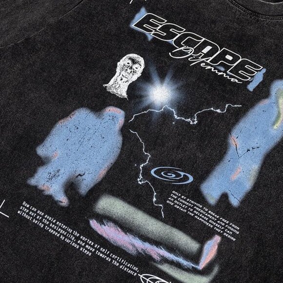 Fashion women's printed sweatshirt - Picture 4 of 4